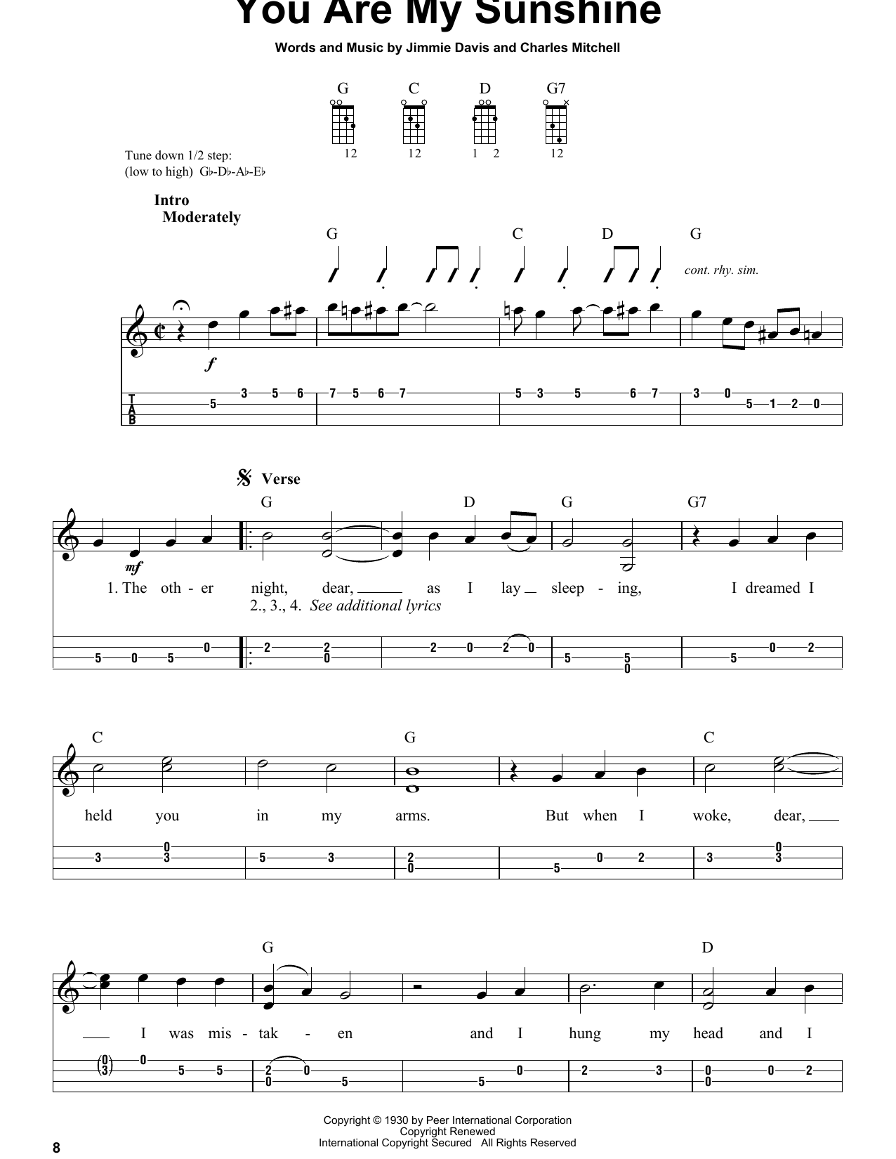Produktbild zu: You Are My Sunshine