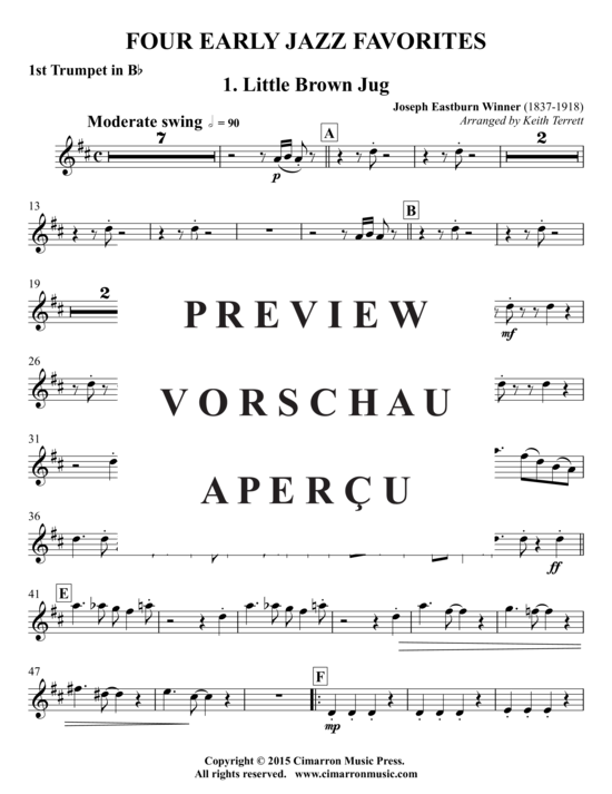 Produktgalerie: Seite 13 von 21 Four Early Jazz Favorites , , (Blechbläserquintett)