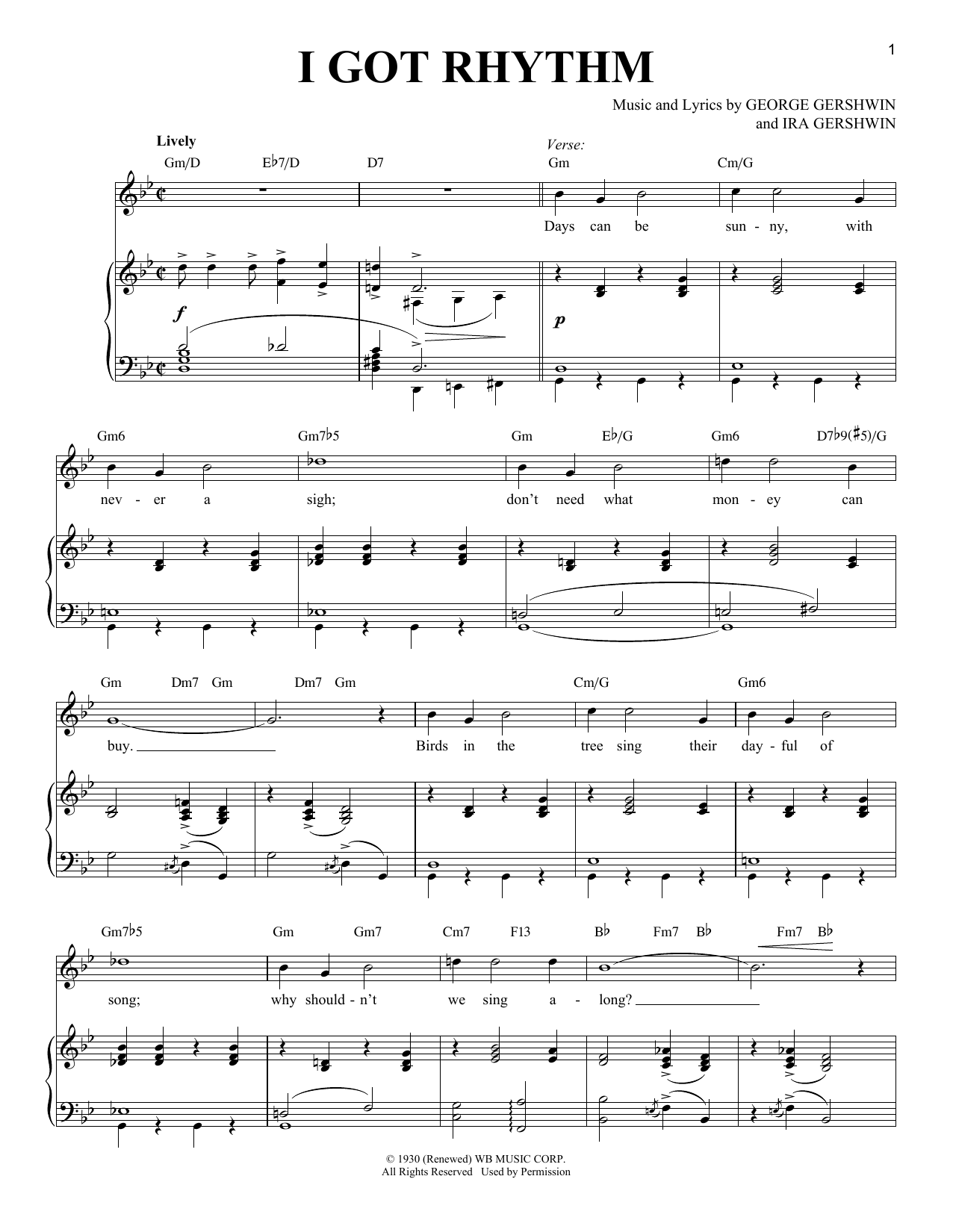 Product picture to: I Got Rhythm