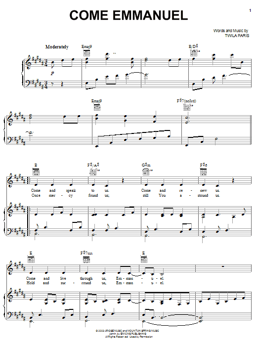 Produktbild zu: Come Emmanuel