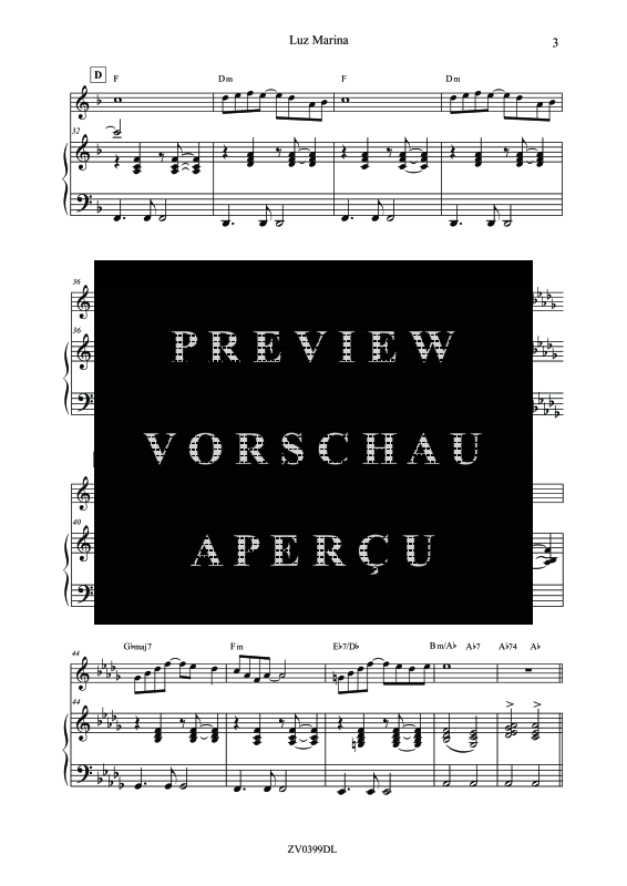 Produktgalerie: Seite 5 von 8 Luz Marina, Franklin, Chris, Gitarre und Klavier - Akkorde