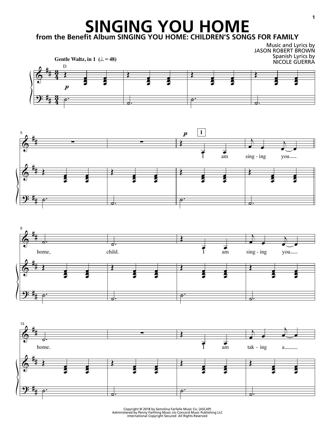 Product picture to: Singing You Home
