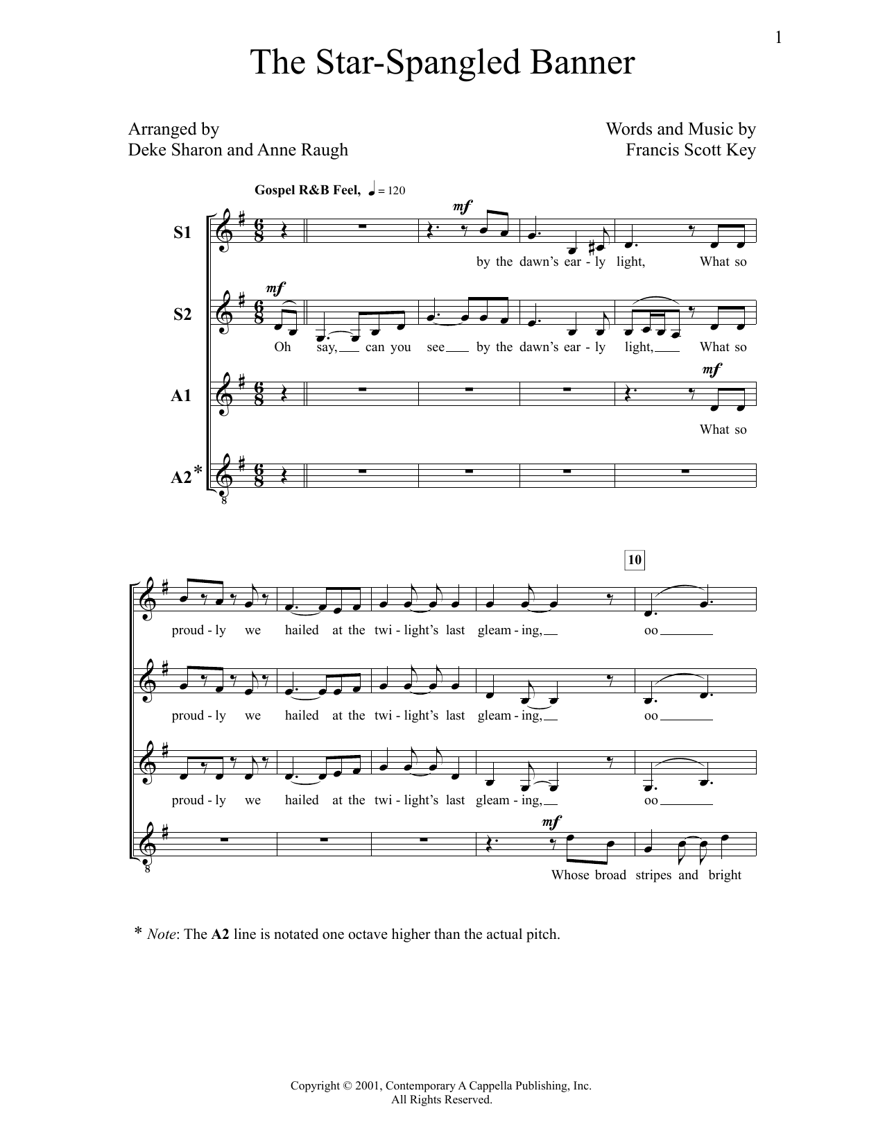 Produktgalerie: Seite 1 von 1 The Star-Spangled Banner, Deke Sharon, Chor