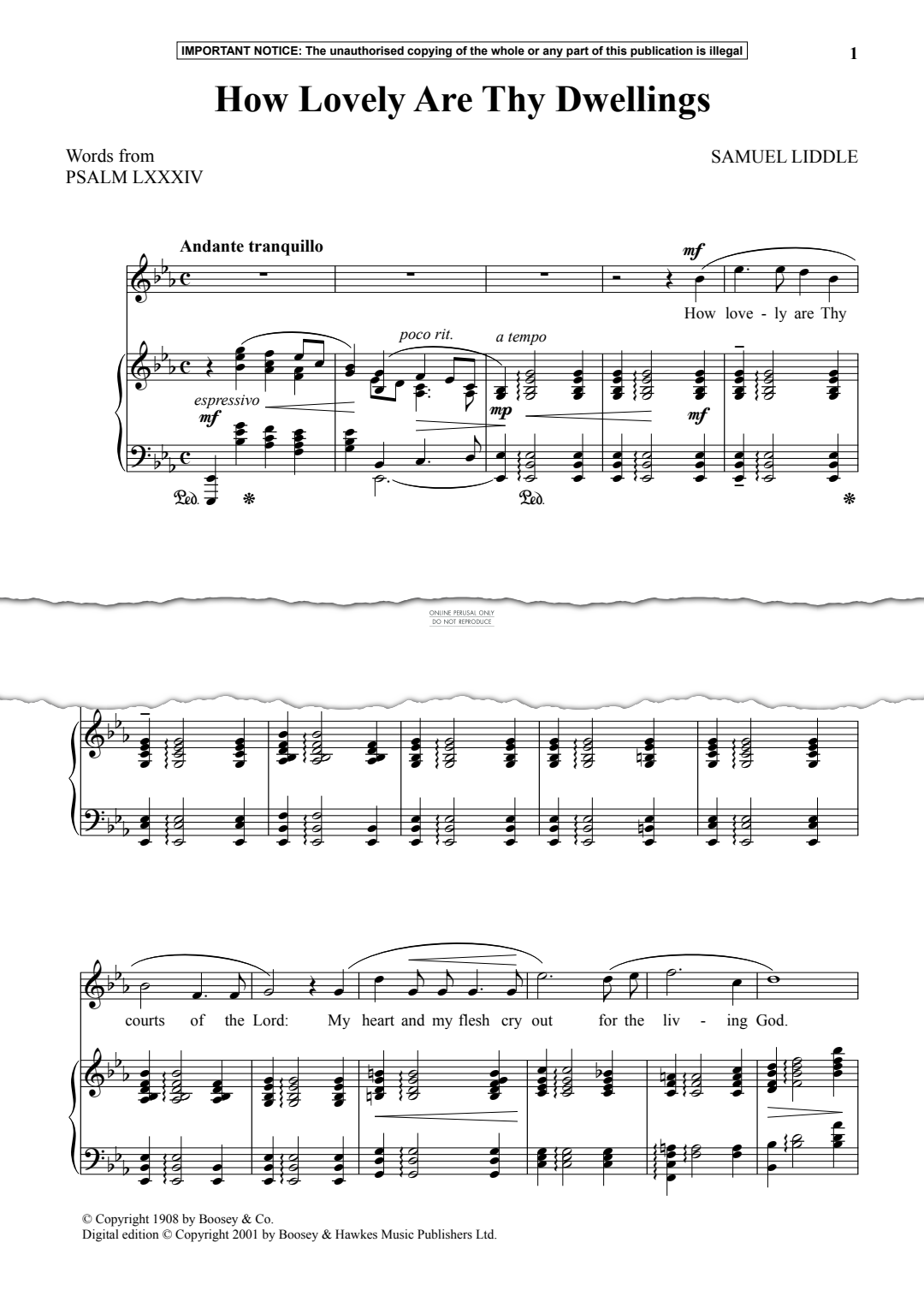 Produktgalerie: Seite 1 von 1 How Lovely Are Thy Dwellings, S. Liddle, Gesang, Klavier