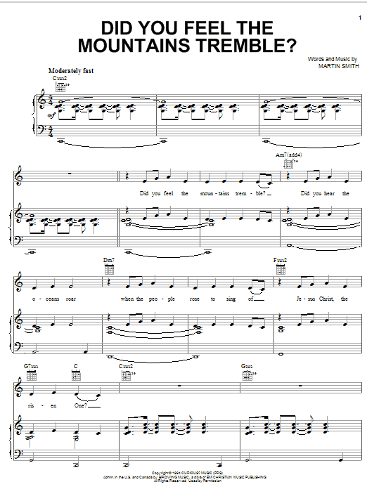 Produktbild zu: Did You Feel The Mountains Tremble?
