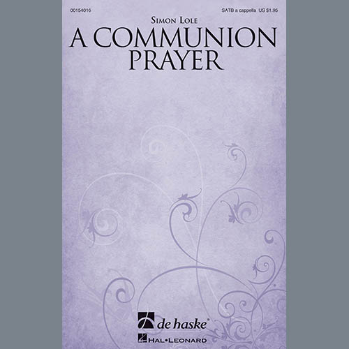 cover: A Communion Prayer, Simon Lole