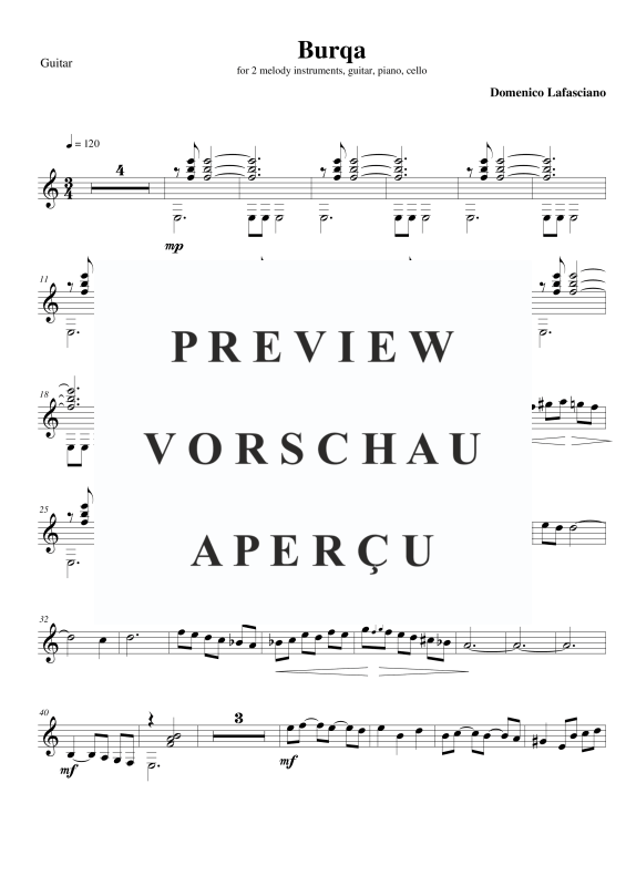 Produktgalerie: Seite 2 von 4 Burqa, , Gemischtes Ensemble - Gitarre