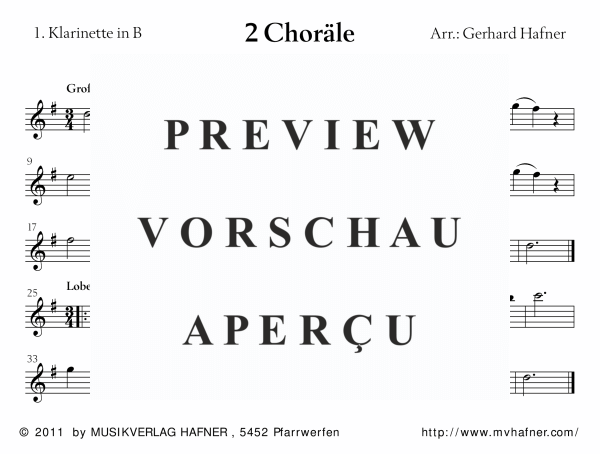 gallery: Grosser Gott / Lobet den Herren, , (wind orchestra)