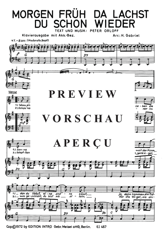 gallery: Morgen früh da lachst Du schon wieder , Orloff, 	Peter, (Klavier + Gesang)