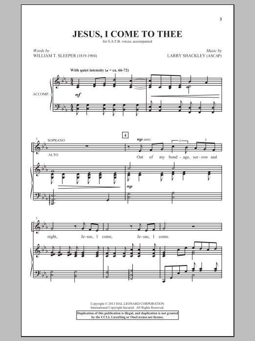 Produktbild zu: Jesus, I Come