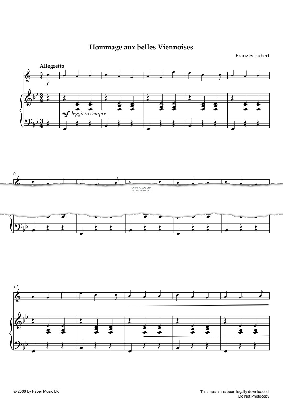 Product gallery: Page 1 of 1 Hommage Aux Belles Viennoises, Franz Schubert