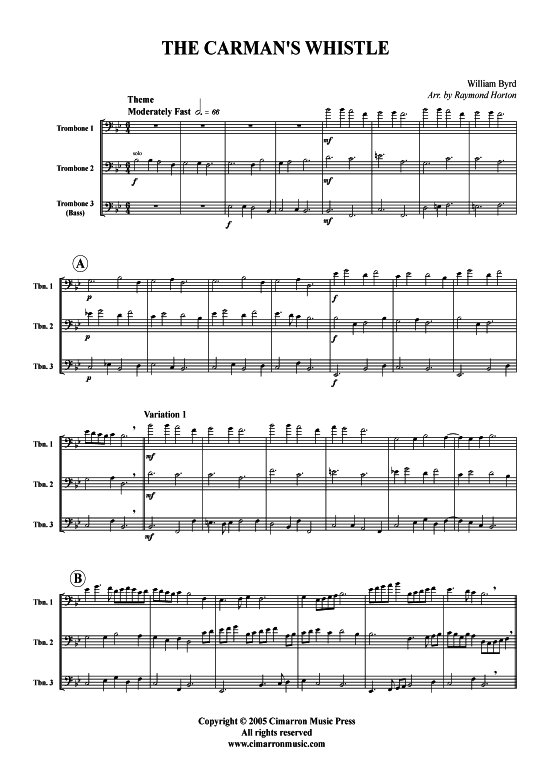 Product picture to: Carman´s Whistle William Byrd