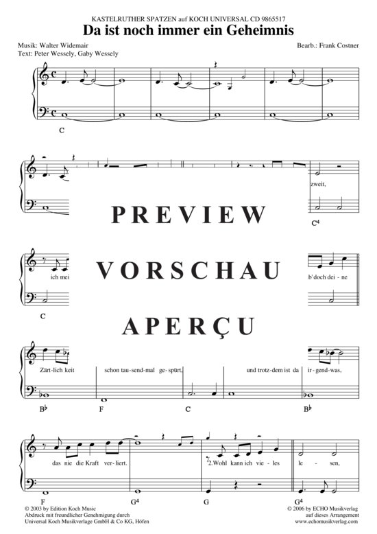 Produktgalerie: Seite 2 von 4 Da ist noch immer ein Geheimnis, Kastelruther Spatzen, 