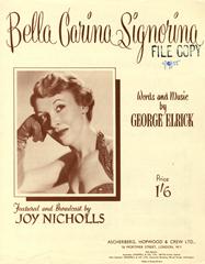 cover: Bella Carina Signorina, Joy Nichols
