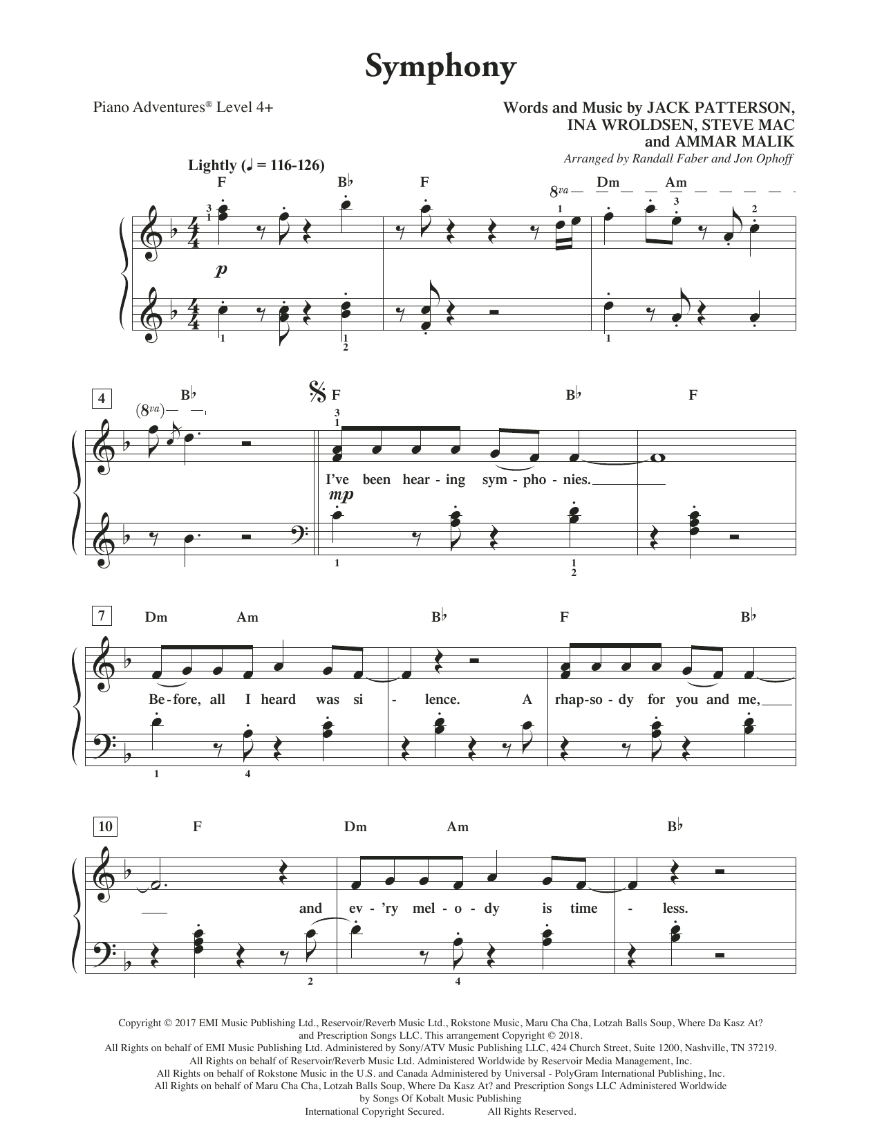 Produktbild zu: Symphony