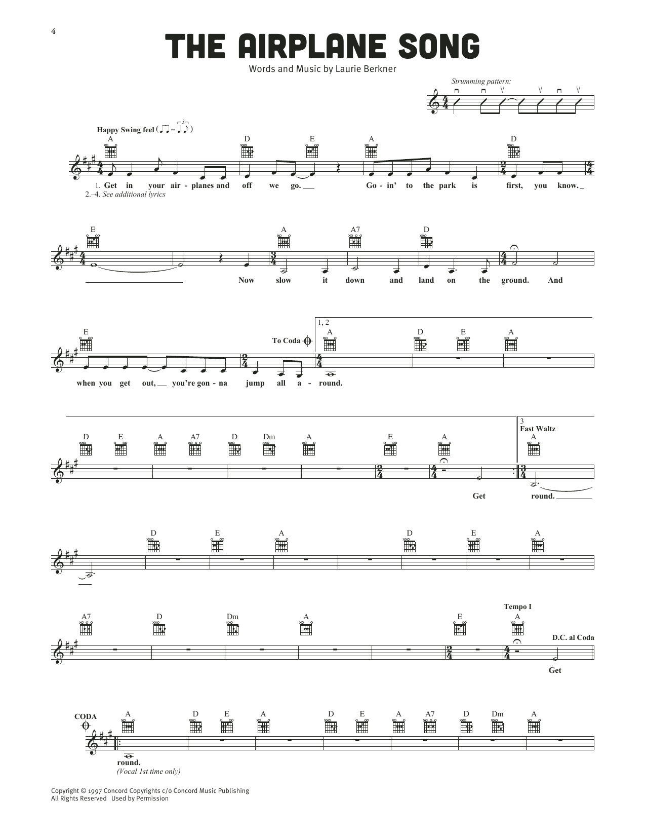 Produktbild zu: The Airplane Song