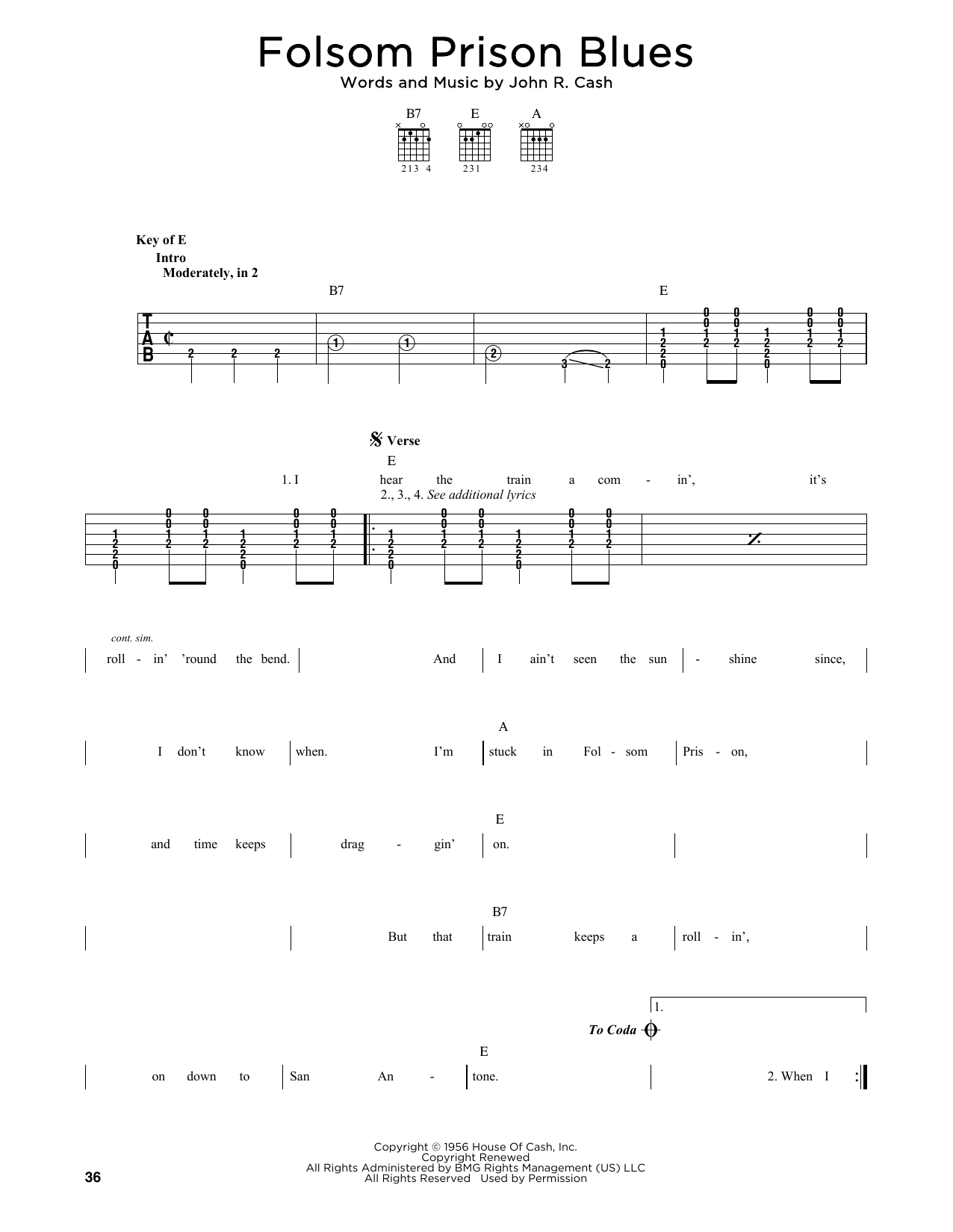 Product picture to: Folsom Prison Blues