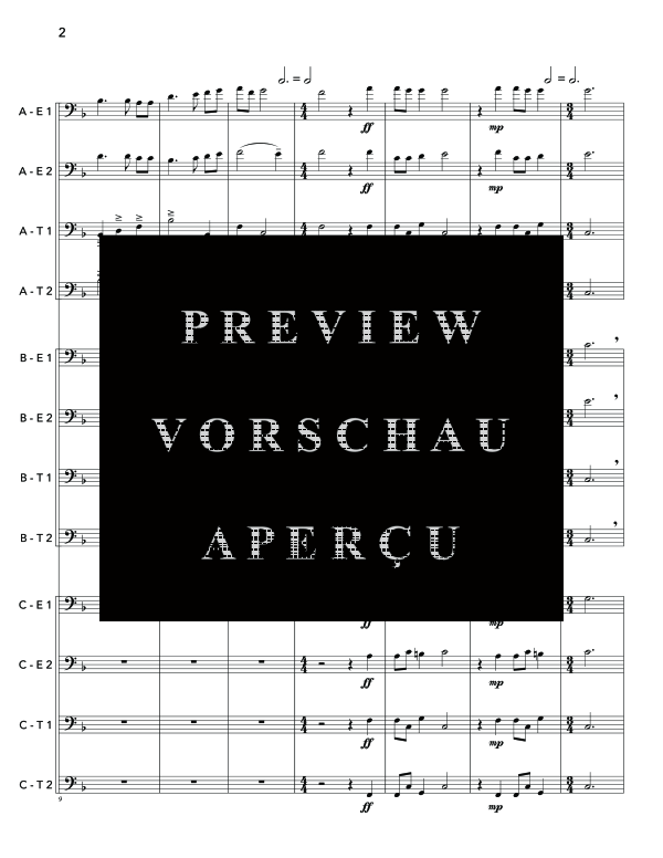 Produktgalerie: Seite 6 von 11 Canzon XVII, , (Tuba Ensemble EEEEEETTTTTT)