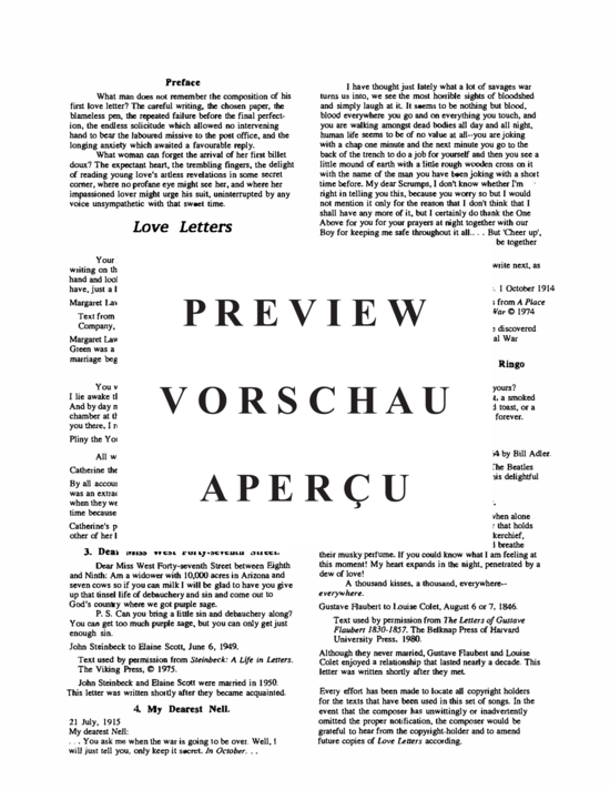 Product gallery: Page 4 of 21 Love Letters , , (soprano/tenor and piano)