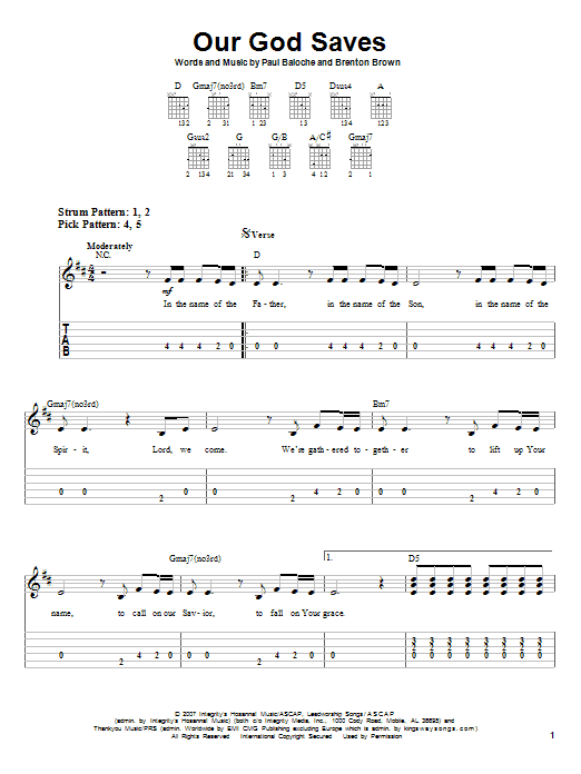 Product gallery: Page 1 of 1 Our God Saves, Paul Baloche