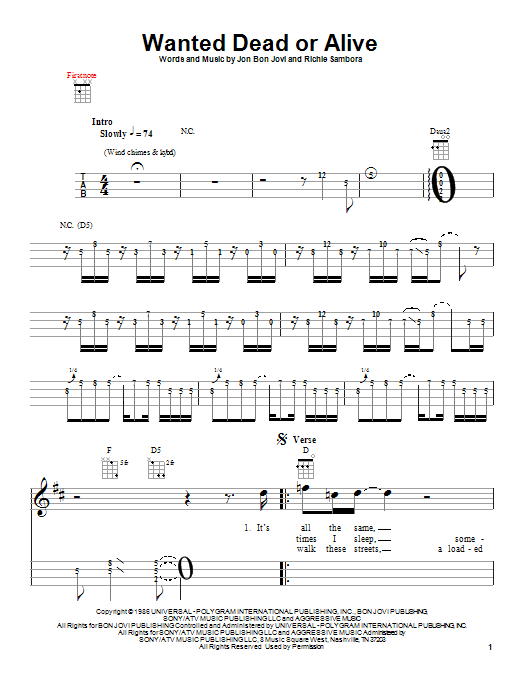 Product gallery: Page 1 of 1 Wanted Dead Or Alive, Bon Jovi