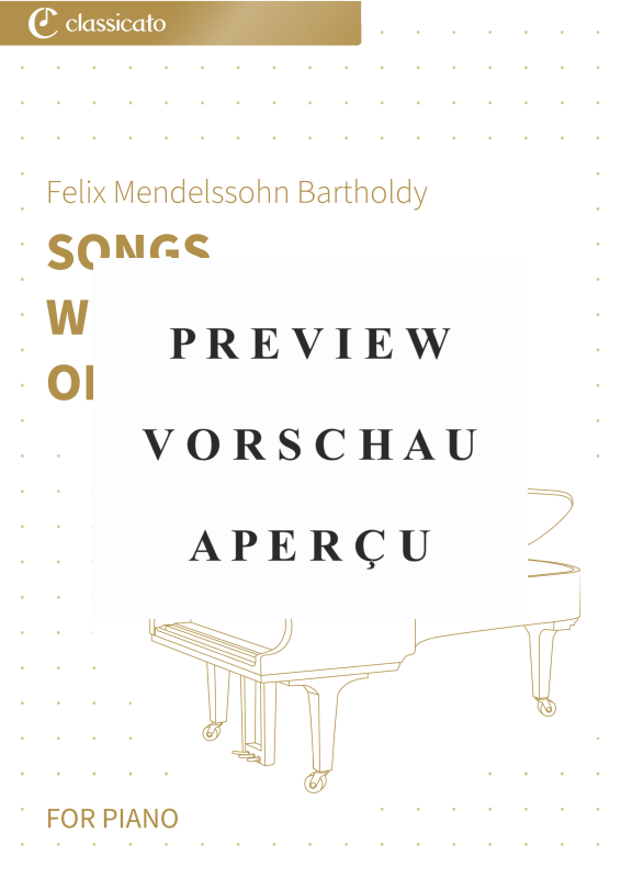 Produktgalerie: Seite 2 von 11 Lieder ohne Worte Op. 19, , Klavier Solo