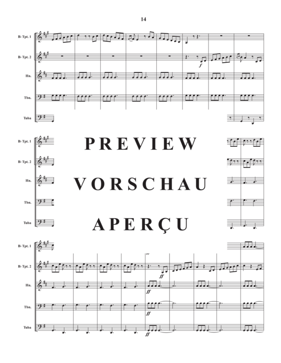 Produktgalerie: Seite 16 von 21 La Boda De Luis Alonso , , (Blechbläser Quintett)