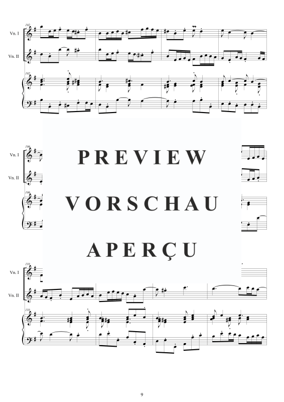 Produktgalerie: Seite 10 von 11 Trio Sonata No.11 in E-Moll Op.1, , 2 Violinen und Cembalo