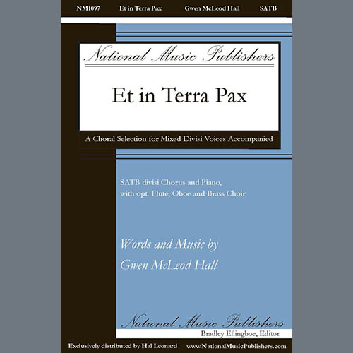 cover: Et in Terra Pax, Gwen McLeod Hall