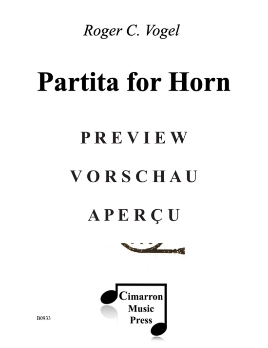 Produktgalerie: Seite 2 von 10 Partita for Horn , , (Horn Solo)