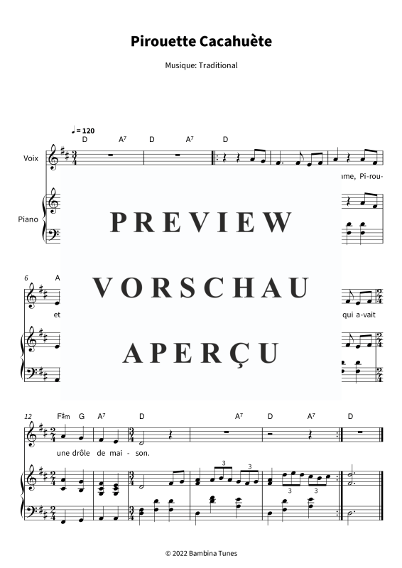 Produktgalerie: Seite 5 von 6 Pirouette Cacahuète, , Gesang und Klavier