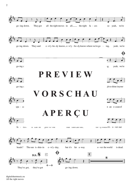 Produktgalerie: Seite 3 von 4 All the right moves , OneRepublic, Trompete in B