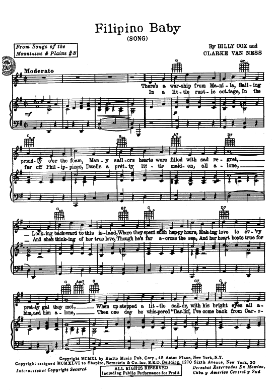 Produktbild zu: Filipino Baby Popular Standard