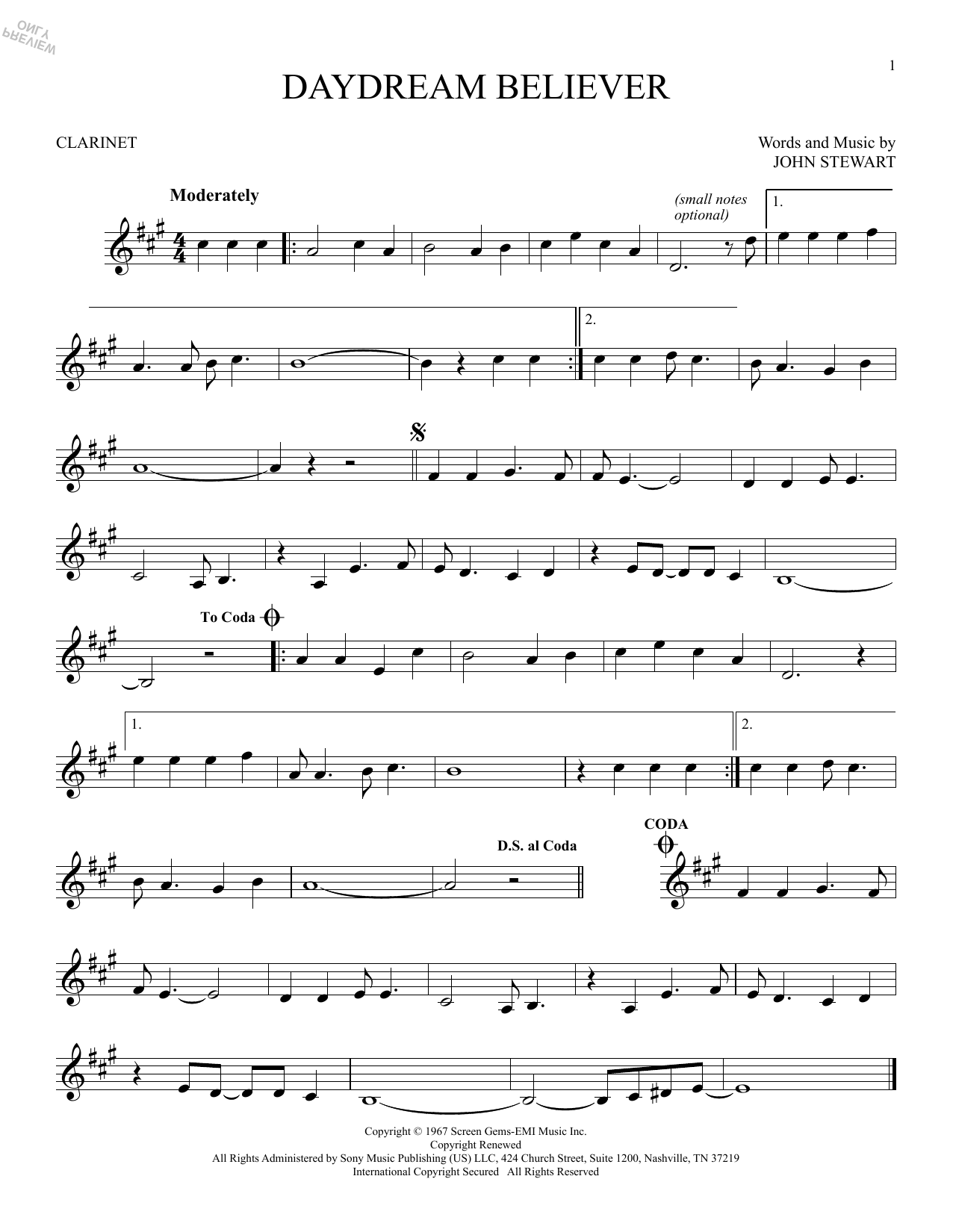 Product gallery: Page 1 of 1 Daydream Believer, The Monkees