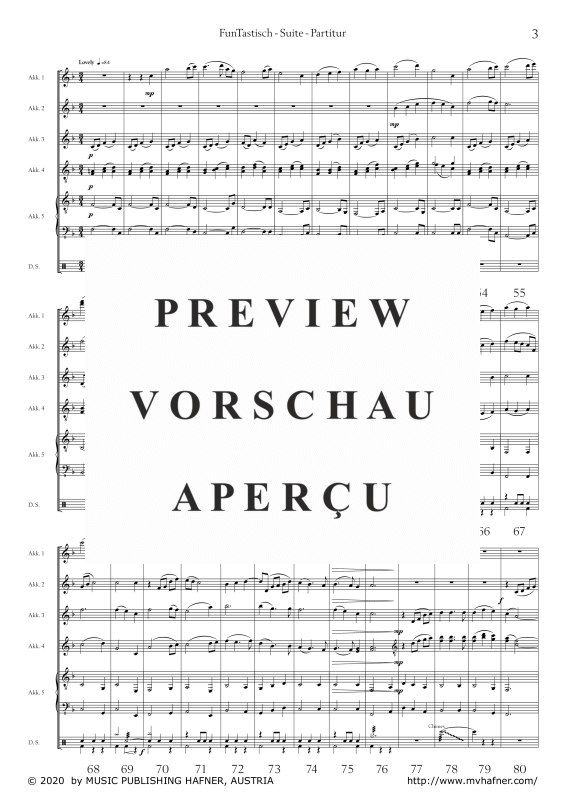 Product gallery: Page 8 of 11 FunTastisch - Suite, , (accordion ensemble and drumset)