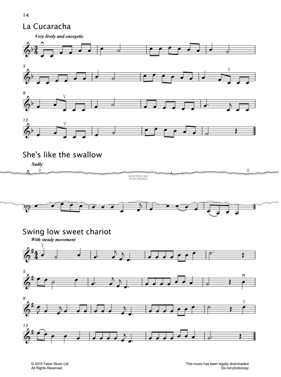 Produktgalerie: Seite 1 von 1 La Cucaracha, Traditional, Violine