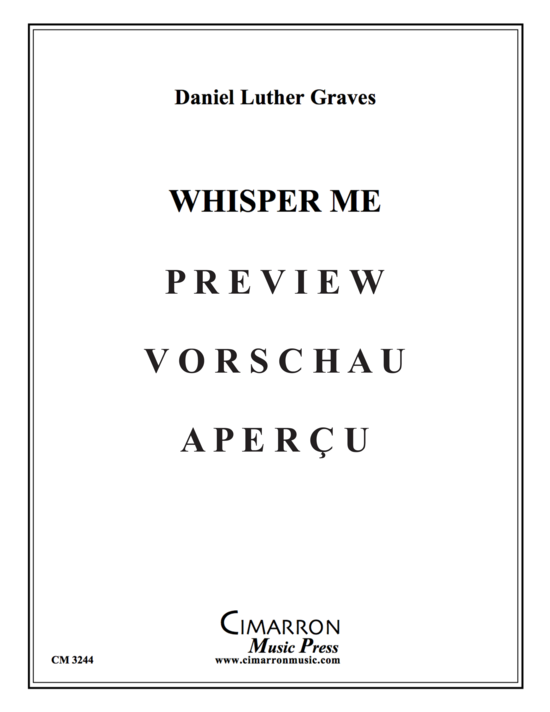 Product gallery: Page 2 of 17 Whisper Me Your Dreams , , (Saxophone Quintet AATTB)
