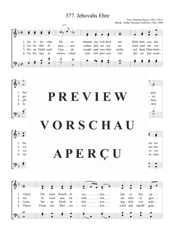 Product gallery: Page 2 of 3 Jehovahs Ehre, , Mixed Chorus