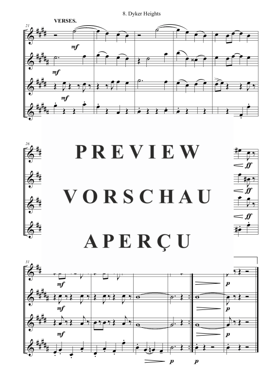 Produktgalerie: Seite 4 von 8 Dyker Heights, , (Saxophon Quartett)