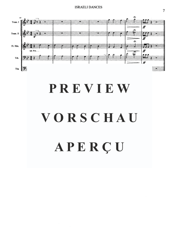 Produktgalerie: Seite 9 von 11 Israeli Dances, , BlechblÀserquintett