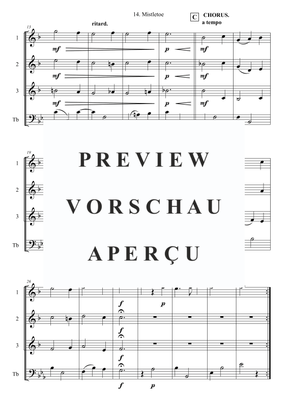 Produktgalerie: Seite 3 von 8 Mistletoe, , Blechbläser Quartett