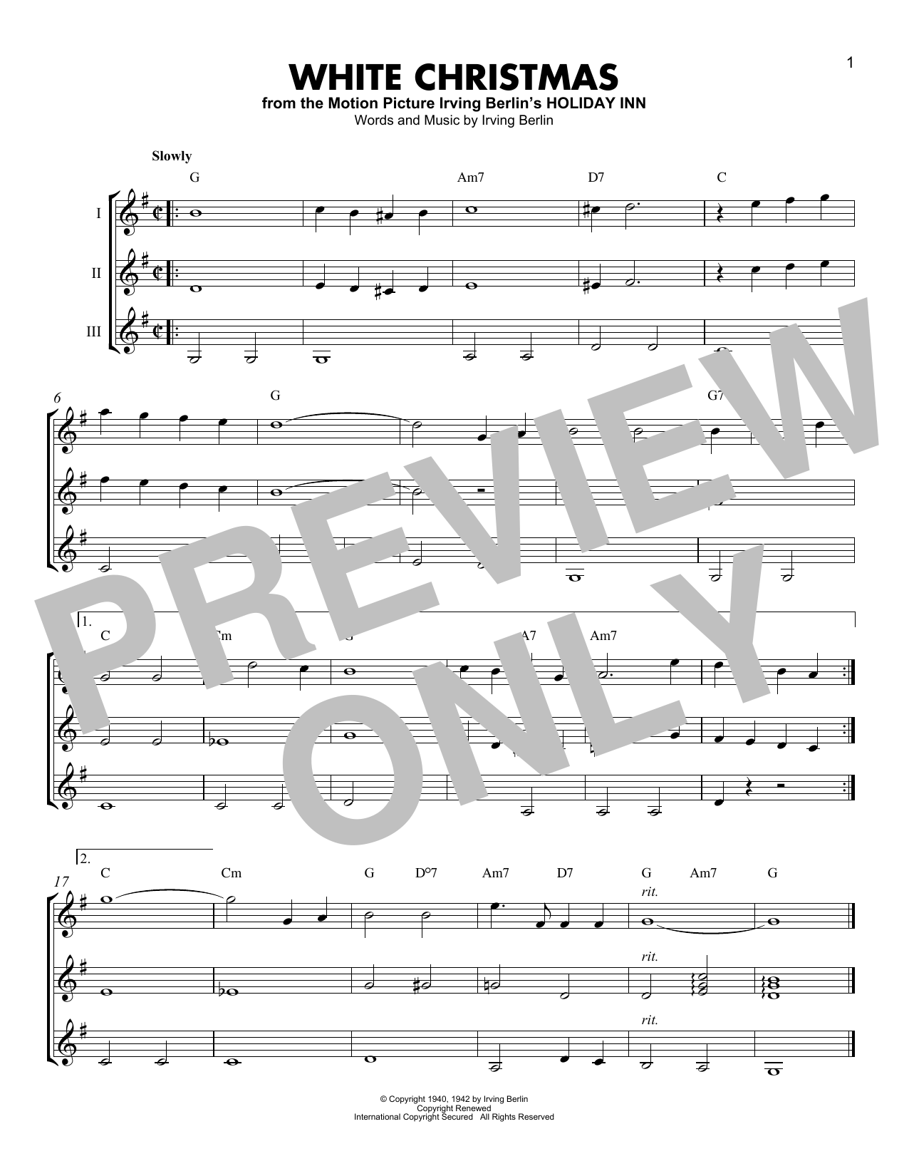 Product gallery: Page 1 of 1 White Christmas, Irving Berlin