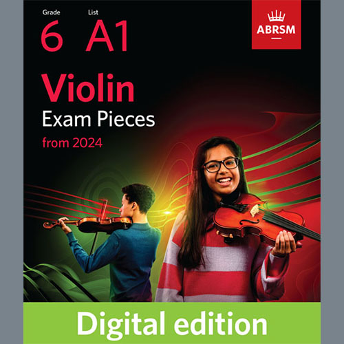 Product picture to: Giga (Grade 6, A1, from the ABRSM Violin Syllabus from 2024)