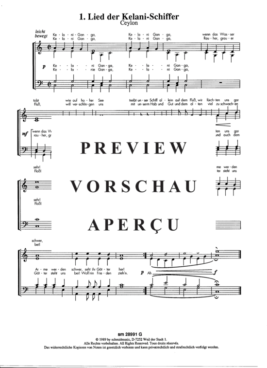 Product gallery: Page 3 of 5 Drei Lieder aus der Südsee , , (mixed choir)
