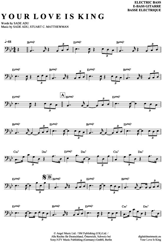 Product picture to: Your love is king Sade