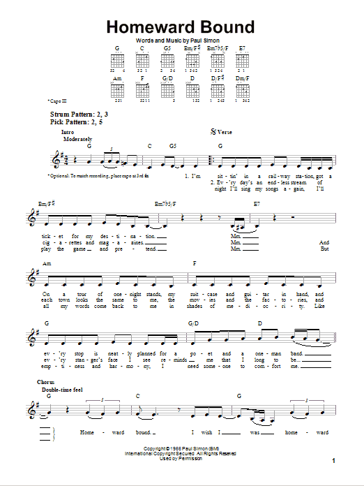 Product gallery: Page 1 of 1 Homeward Bound, Simon & Garfunkel