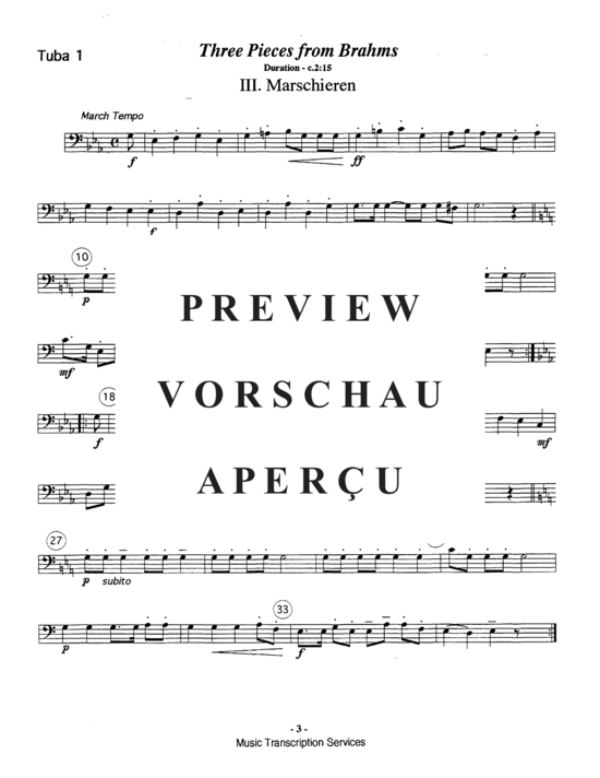 gallery: Three Pieces from Brahms , , (Tuba Quartett EETT)