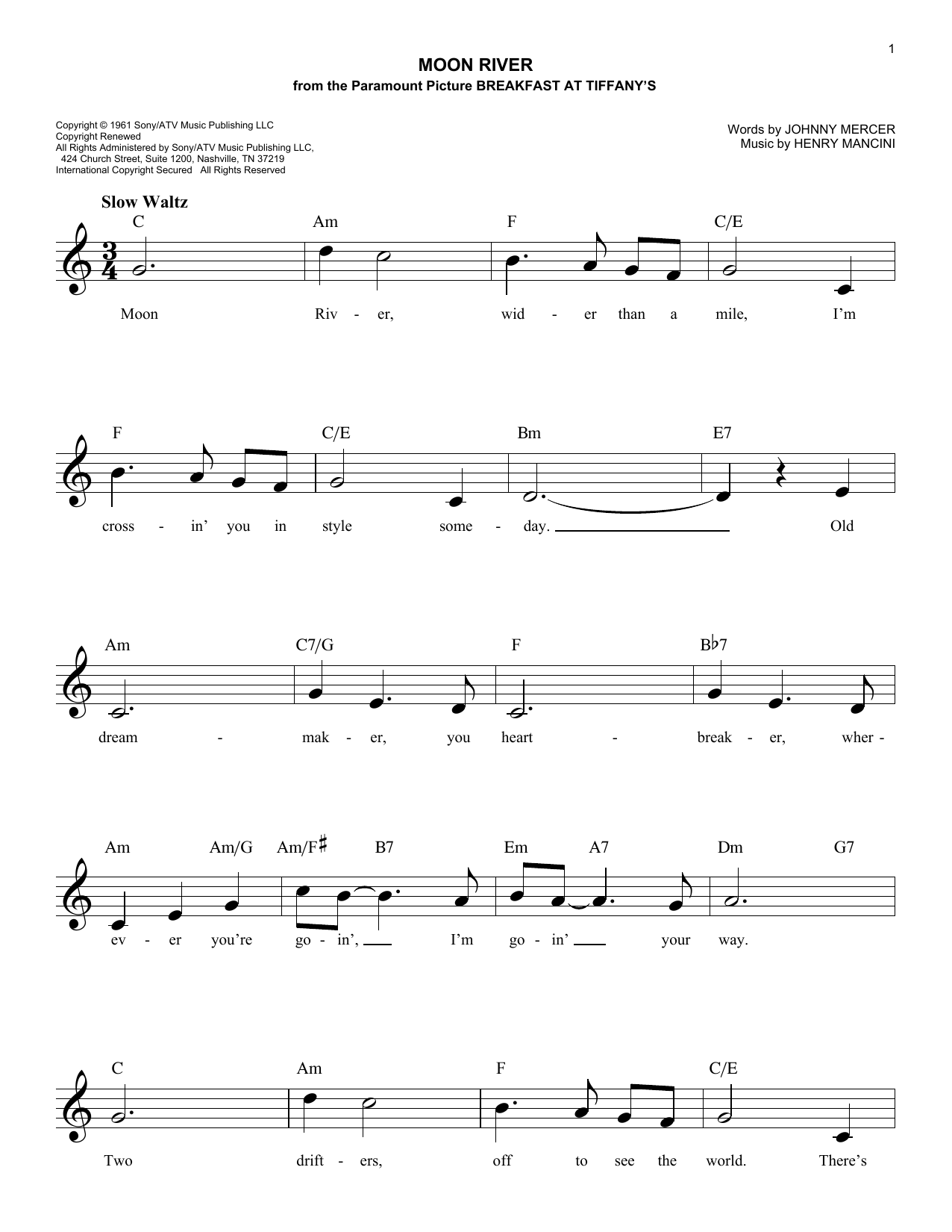 Produktbild zu: Moon River