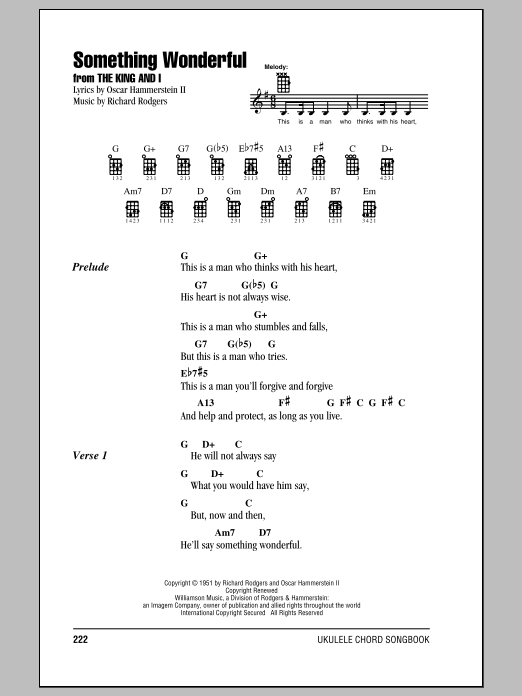 Product gallery: Page 1 of 1 Something Wonderful, Rodgers & Hammerstein