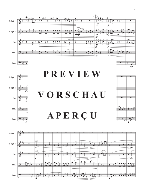 Produktgalerie: Seite 5 von 21 Two Movements from Brilliantes and Melodique , , (Blechbläserquintett)